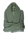 Comfy Robe | Habidecor Abyss Bathrobes in Evergreen 280 at Fig Linens and Home