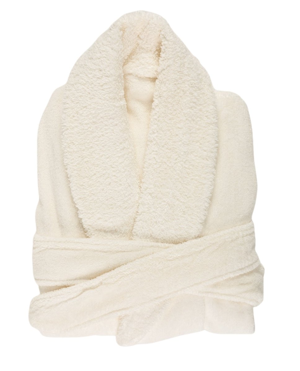 Comfy Robe | Habidecor Abyss Bathrobes in Ivory 103 at Fig Linens and Home