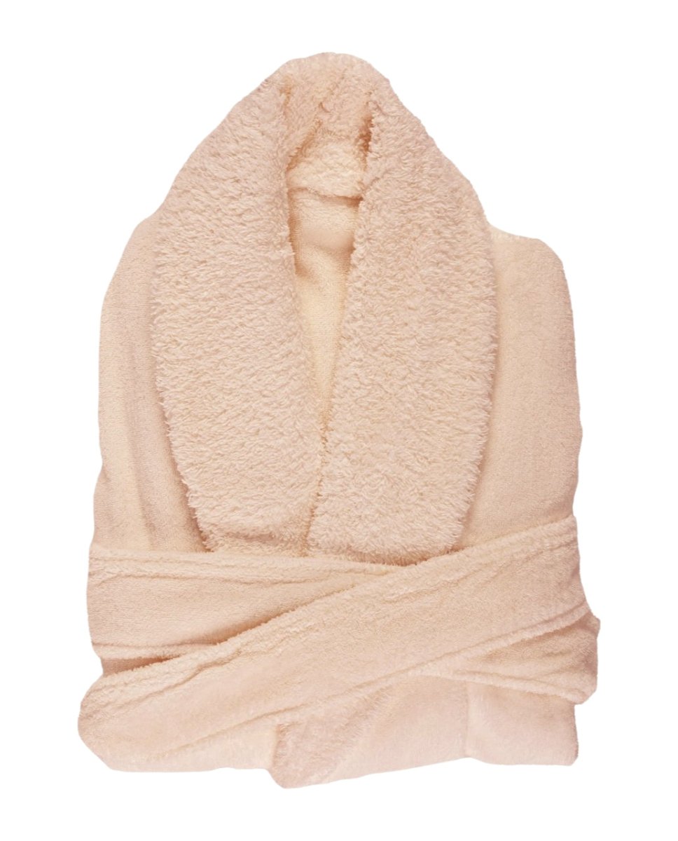 Comfy Robe | Habidecor Abyss Bathrobes in Nude 610 at Fig Linens and Home