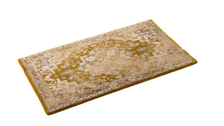 Habidecor Rug - Gaya Sand 714 Bath Rug by Abyss Habidecor Limited Edition  - Bathroom Mat on White 2