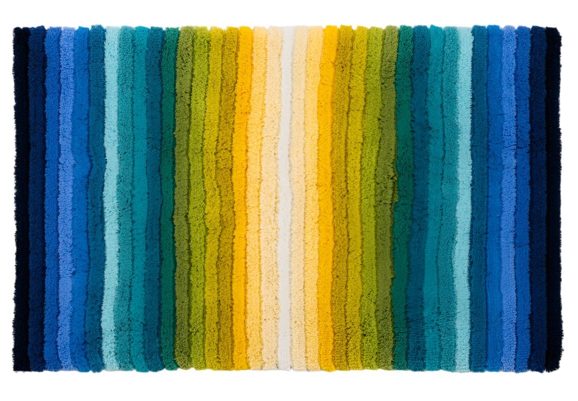 Abyss & Habidecor Santa Cruz 23x39 Lagoon 302 Bath Rug by Abyss - 23" x 39" Lagoon 302 at FIG LINENS AND HOME - 4