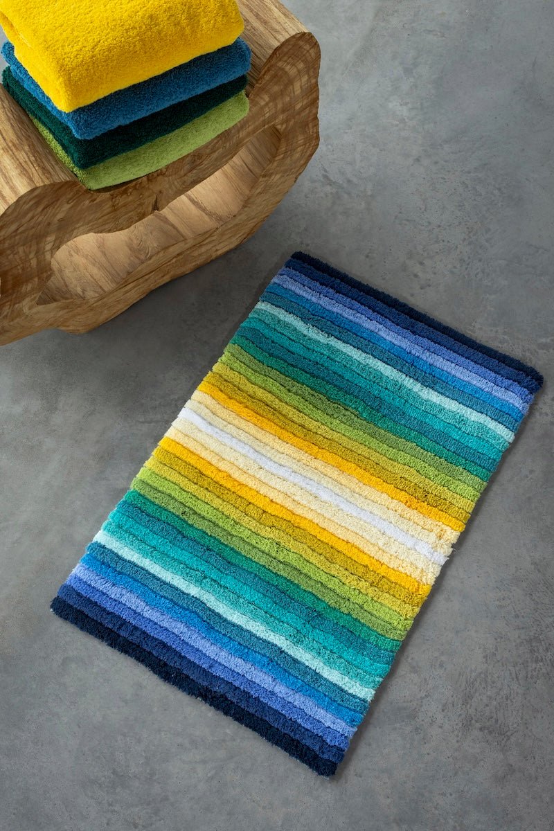 Abyss & Habidecor Santa Cruz 23x39 Lagoon 302 Bath Rug by Abyss - 23" x 39" Lagoon 302 at FIG LINENS AND HOME - 2