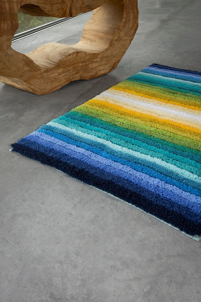 Abyss & Habidecor Santa Cruz 23x39 Lagoon 302 Bath Rug by Abyss - 23" x 39" Lagoon 302 at FIG LINENS AND HOME - 3