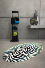 Habidecor Rug - Abyss Karoo Forest Green Rug 205 in Luxury Bathroom 