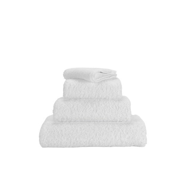 Abyss Super Pile Wash Cloth 12x12 White 100 - View 1 at Fig Linens and Home