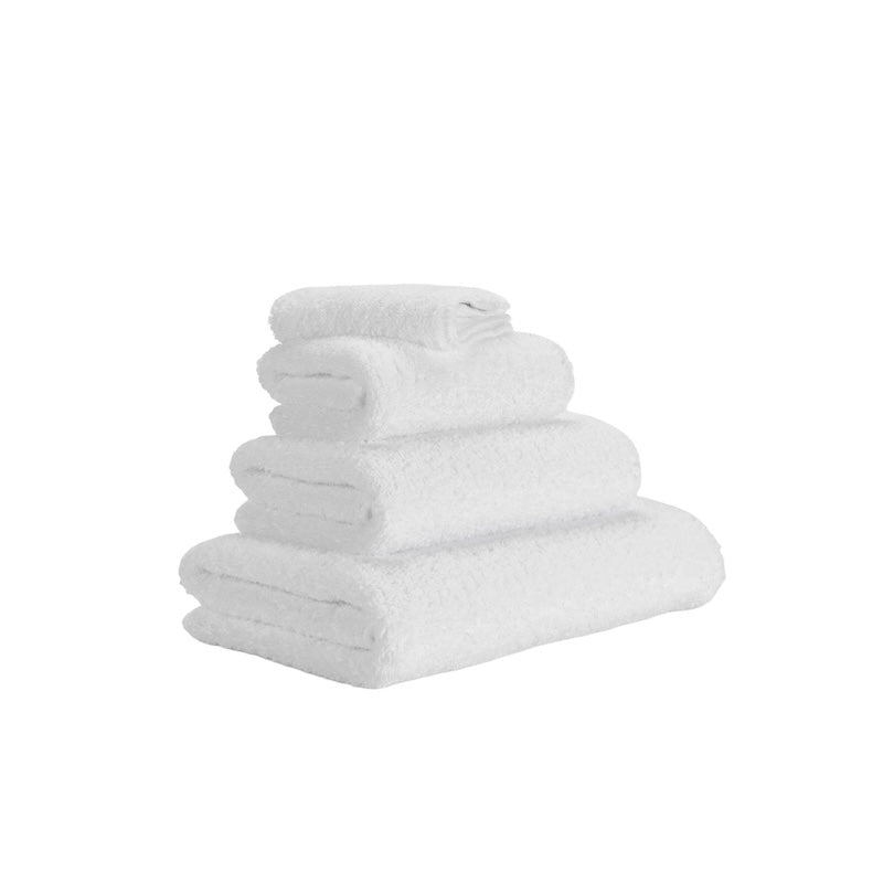 Abyss Super Pile Guest Towel 12x20 White 100 - View 2 at Fig Linens and Home