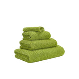 Abyss Super Pile Euro Guest Towel 17X24 Apple Green 165 - View 2 at Fig Linens and Home