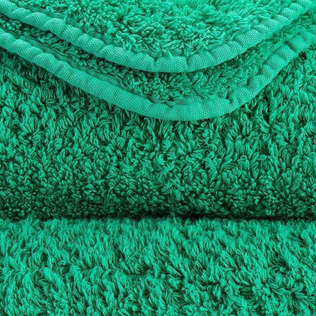 Abyss Super Pile Wash Cloth 12x12 Emerald 230 - Swatch at Fig Linens and Home