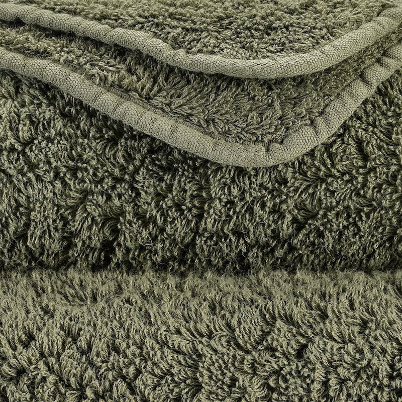 Abyss Super Pile Euro Bath Sheet 39X59 Khaki 275 - Swatch at Fig Linens and Home