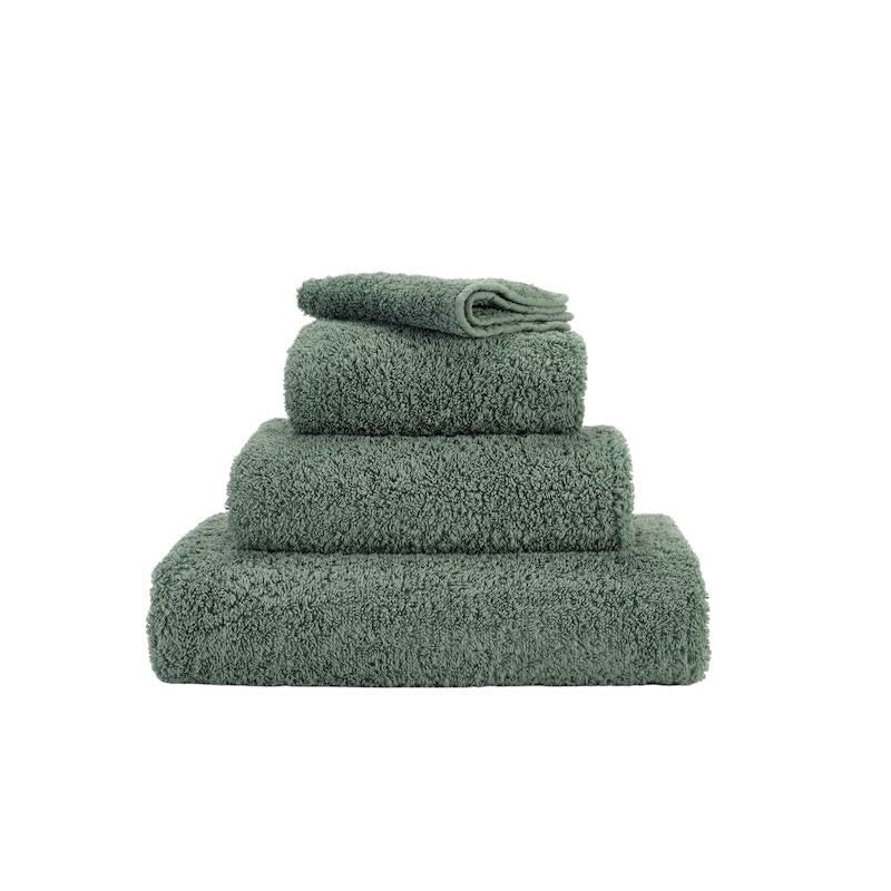 Abyss Super Pile Wash Cloth 12x12 Evergreen 280 - View 1 at Fig Linens and Home