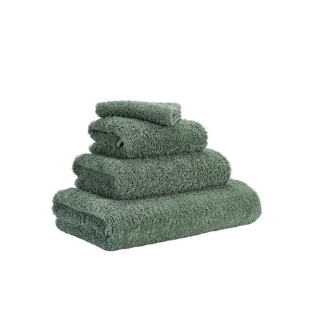 Abyss Super Pile Hand Towel 17x30 Evergreen 280 - View 2 at Fig Linens and Home