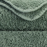 Abyss Super Pile Wash Mitt 7x9 Evergreen 280 - Swatch at Fig Linens and Home