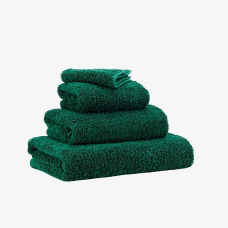 Abyss Super Pile Hand Towel 17x30 British Green 298 - View 2 at Fig Linens and Home