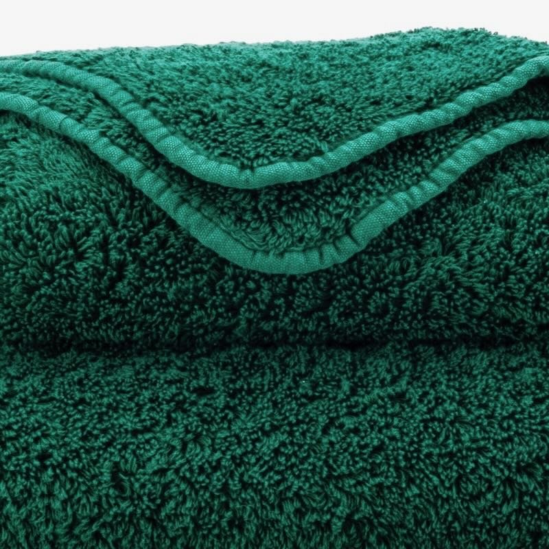 Abyss Super Pile Hand Towel 17x30 British Green 298 - Swatch at Fig Linens and Home