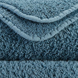 Abyss Super Pile Euro Hand Towel 21X39 Blue Stone 306 - Swatch at Fig Linens and Home