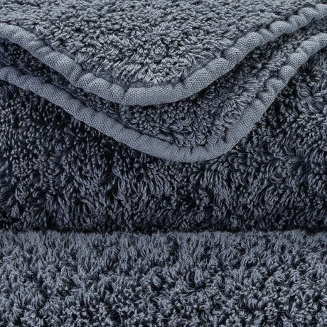 Abyss Super Pile Hand Towel 17x30 Denim 307 - Swatch at Fig Linens and Home