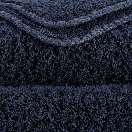 Abyss Super Pile Wash Cloth 12x12 Navy Blue 314 - Swatch at Fig Linens and Home