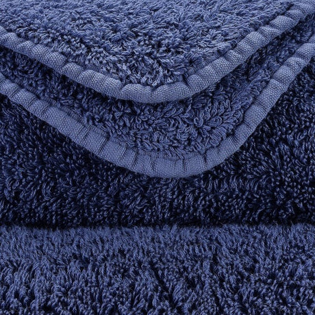 Abyss Super Pile Wash Mitt 7x9 Cadette Blue 332 - Swatch at Fig Linens and Home