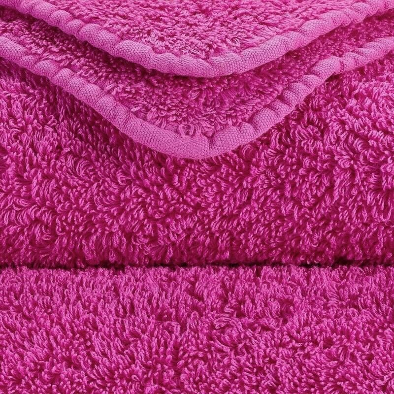 Abyss Super Pile Hand Towel 17x30 Happy Pink 570 - Swatch at Fig Linens and Home