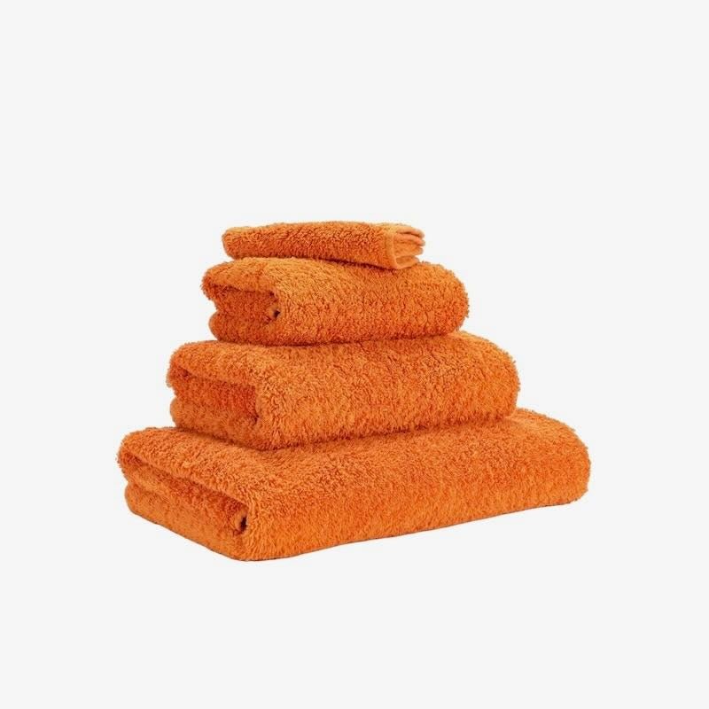 Abyss Super Pile Bath Sheet 40x72 Tangerine 614 - View 2 at Fig Linens and Home