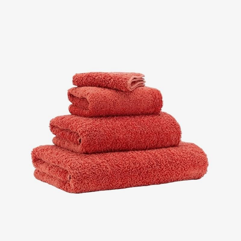 Abyss Super Pile Wash Cloth 12x12 Chili 638 - View 2 at Fig Linens and Home