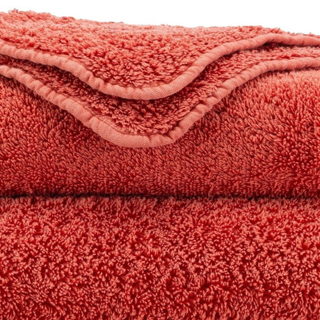 Abyss Super Pile Wash Mitt 7x9 Chili 638 - Swatch at Fig Linens and Home