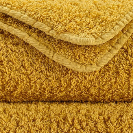 Abyss Super Pile Wash Mitt 7x9 Safran 850 - Swatch at Fig Linens and Home