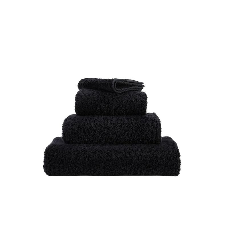 Abyss Super Pile Hand Towel 17x30 Black 990 - View 1 at Fig Linens and Home