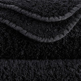 Abyss Super Pile Guest Towel 12x20 Black 990 - Swatch at Fig Linens and Home
