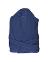 Bathrobe - Super Pile  Cadette Blue Robe Color 332 - Abyss Habidecor Giza Terrycloth Cotton
