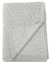 Alashan Cashmere Throw | French Deco in Sea Salt and Ash at Fig Linens and Home