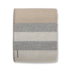 Alicia Adams Alpaca King Field Bed Blanket at Fig Linens and Home - Beige, Light Grey and Ivory