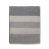 Alicia Adams Alpaca King Field Bed Blanket at Fig Linens and Home - Grey, Light Grey and Ivory