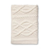 Alicia Adams Alpaca Buckley Throw in Ivory at Fig Linens and Home