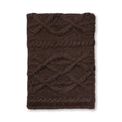 Alicia Adams Alpaca Buckley Throw in Chocolate at Fig Linens and Home