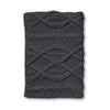 Alicia Adams Alpaca Buckley Throw in Charcoal at Fig Linens and Home
