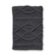 Alicia Adams Alpaca Buckley Throw in Charcoal at Fig Linens and Home