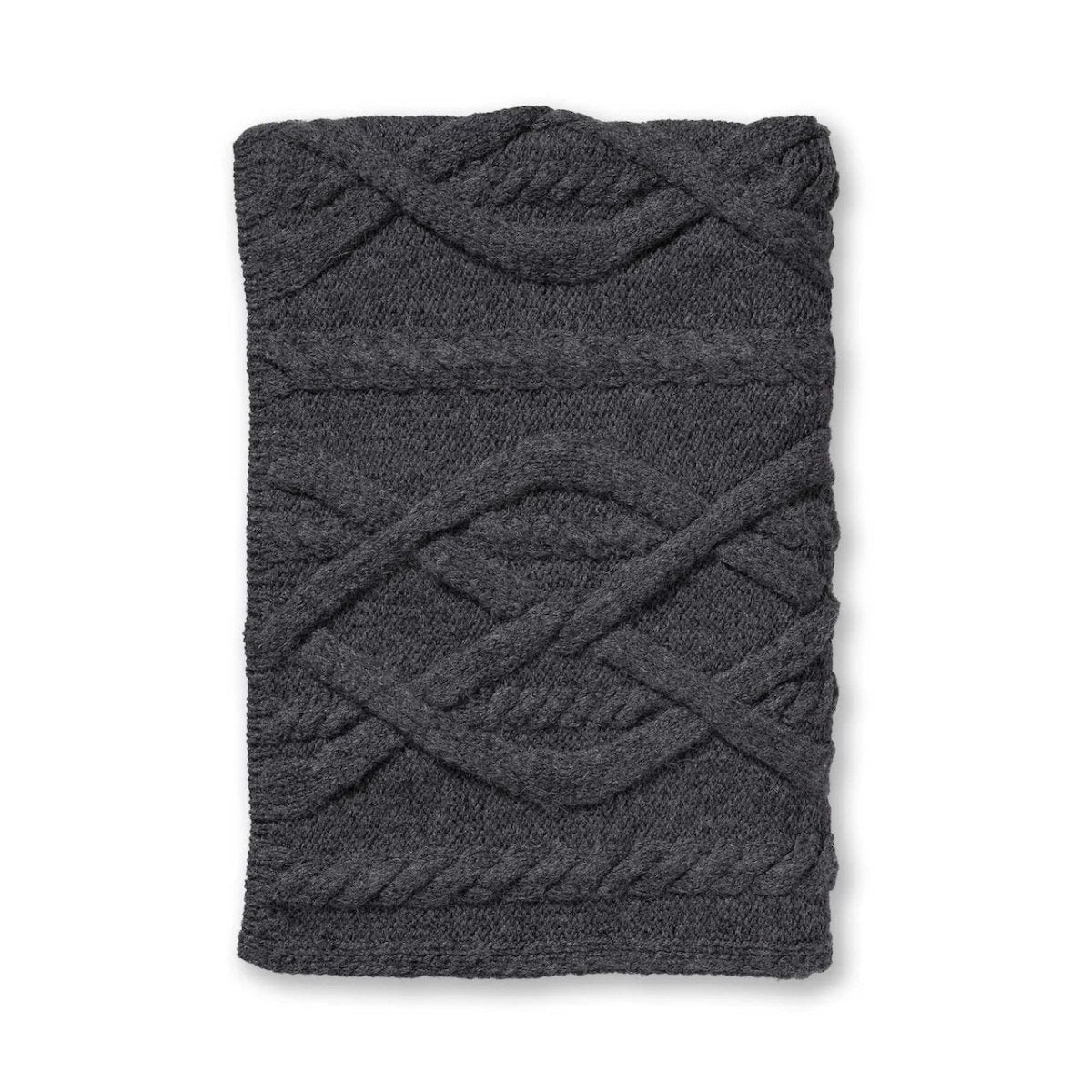 Alicia Adams Alpaca Buckley Throw in Charcoal at Fig Linens and Home