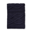 Alicia Adams Alpaca Buckley Throw in Navy at Fig Linens and Home