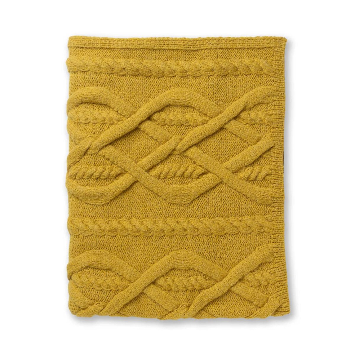 Alicia Adams Alpaca Buckley Throw in French Yellow at Fig Linens and Home