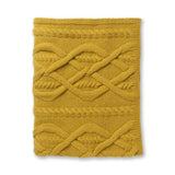 Alicia Adams Alpaca Buckley Throw in French Yellow at Fig Linens and Home