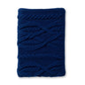 Alicia Adams Alpaca Buckley Throw in Admirals Blue at Fig Linens and Home