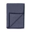 Alicia Adams Alpaca Rib Throw in Denim Blue at Fig Linens and Home