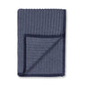 Alicia Adams Alpaca Rib Throw in Denim Blue at Fig Linens and Home
