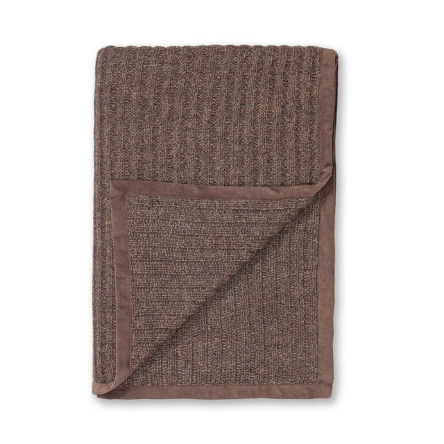 Alicia Adams Alpaca Rib Throw in Fudge at Fig Linens and Home