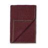 Alicia Adams Alpaca Rib Throw in Burgundy at Fig Linens and Home