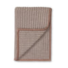 Alicia Adams Alpaca Rib Throw in Earth at Fig Linens and Home