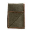 Alicia Adams Alpaca Rib Throw in Hunter Green at Fig Linens and Home