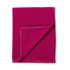 Alicia Adams Alpaca Rib Throw in Shocking Pink at Fig Linens and Home