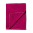 Alicia Adams Alpaca Rib Throw in Shocking Pink at Fig Linens and Home